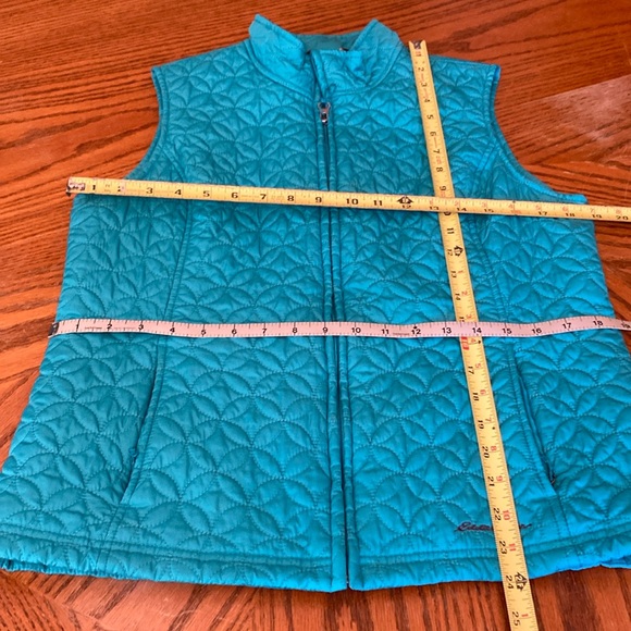 Eddie Bauer; Women Vest; size M; turquoise - Picture 5 of 5